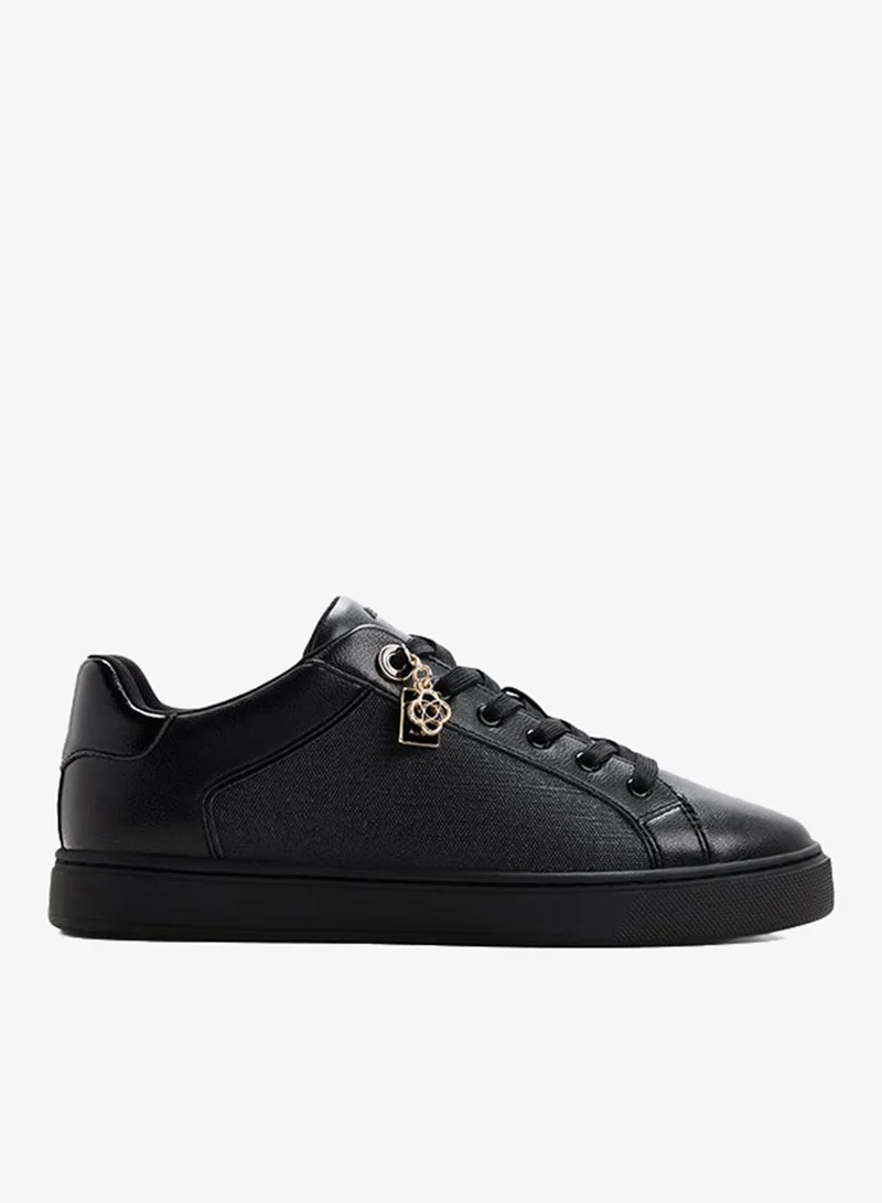 Elgata Ladies White Low Top Sneaker
