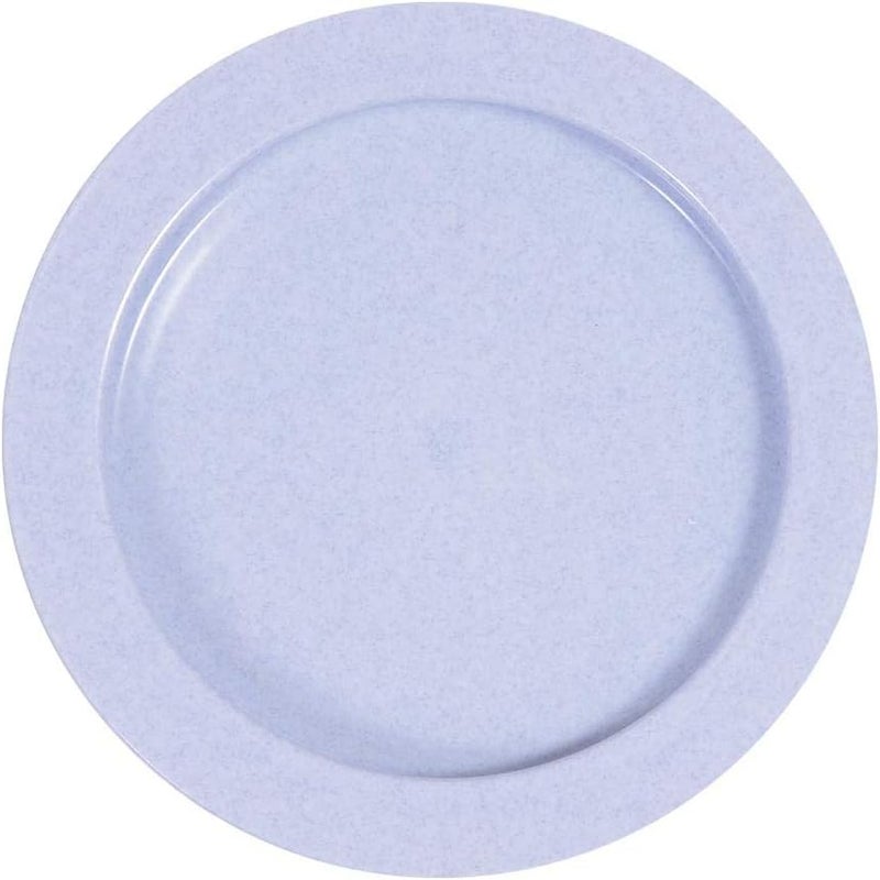SP Ableware Inner-Lip Plate with High Wall, Plastic - Light Blue (745310001) - Image 1