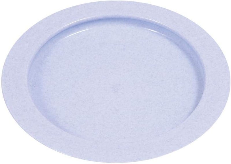SP Ableware Inner-Lip Plate with High Wall, Plastic - Light Blue (745310001) - Image 2