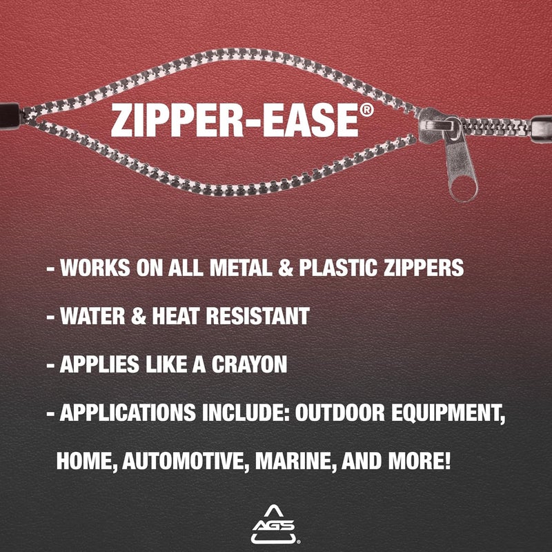 AGS Automotive Solutions Zipper Ease Lubricant, Polytetrafluoroethylene (PTFE), 1 Count (Pack of 1) Diverse operating method fit - Image 3
