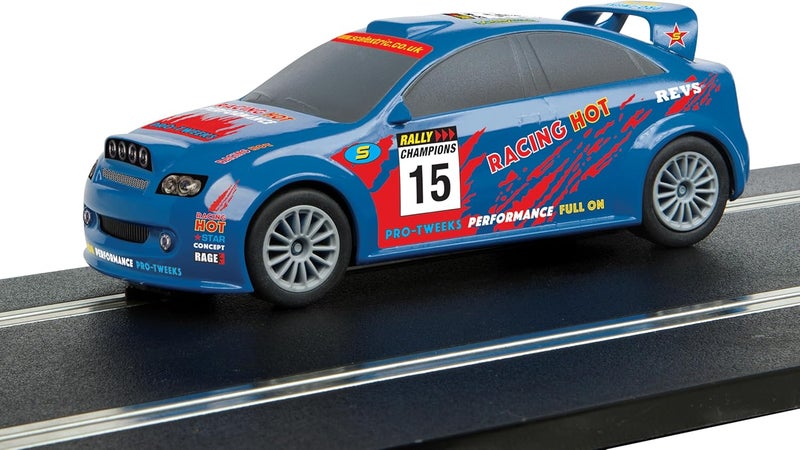 Start Rally Style Car Pro Tweeks Racing 1:32 Slot Race Car C4115 , Blue