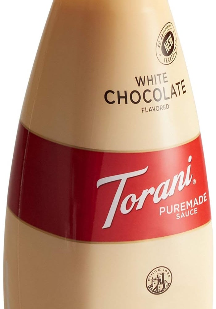 Torani Puremade White Chocolate Sauce 64 oz - Image 1