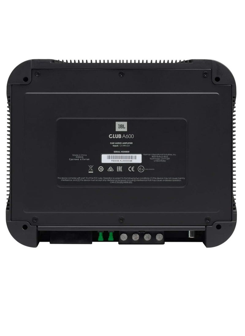 JBL - JBL Club A600 - Mono amplifier (600w X 1) amplifier with Remote Level Control - Image 1