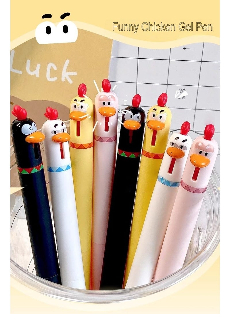 DoMii Cute Chick Push-On Black Gel Pens (Pack of 4) - Image 5