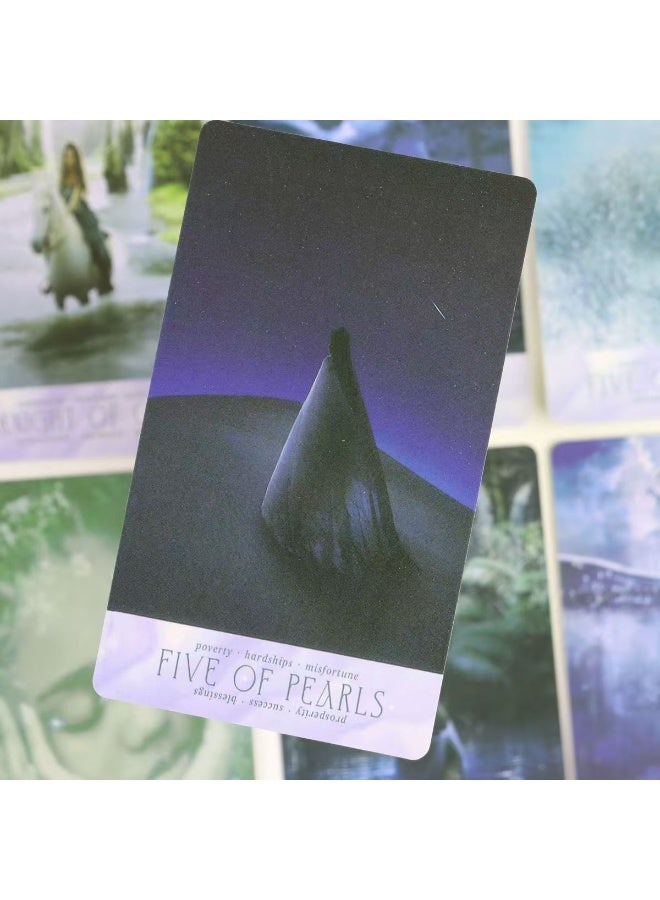 NIBEMINENT 78 Tarot cards 10.3 cm × 6 cm Aquarius Era Tarot Cards (based on the Red-Wat method), accompanied by 3 guidance cards - Image 2