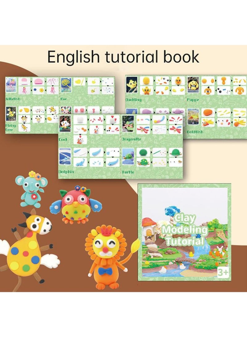 SYOSI 36 Colors Air Dry Modeling Clay Set, Lightweight and Soft Self-Hardening Dough for Kids 3-12 Years, Ideal for Crafts, School Projects, and Keepsakes, Easy to Shape and Safe for Creative Play - Image 5