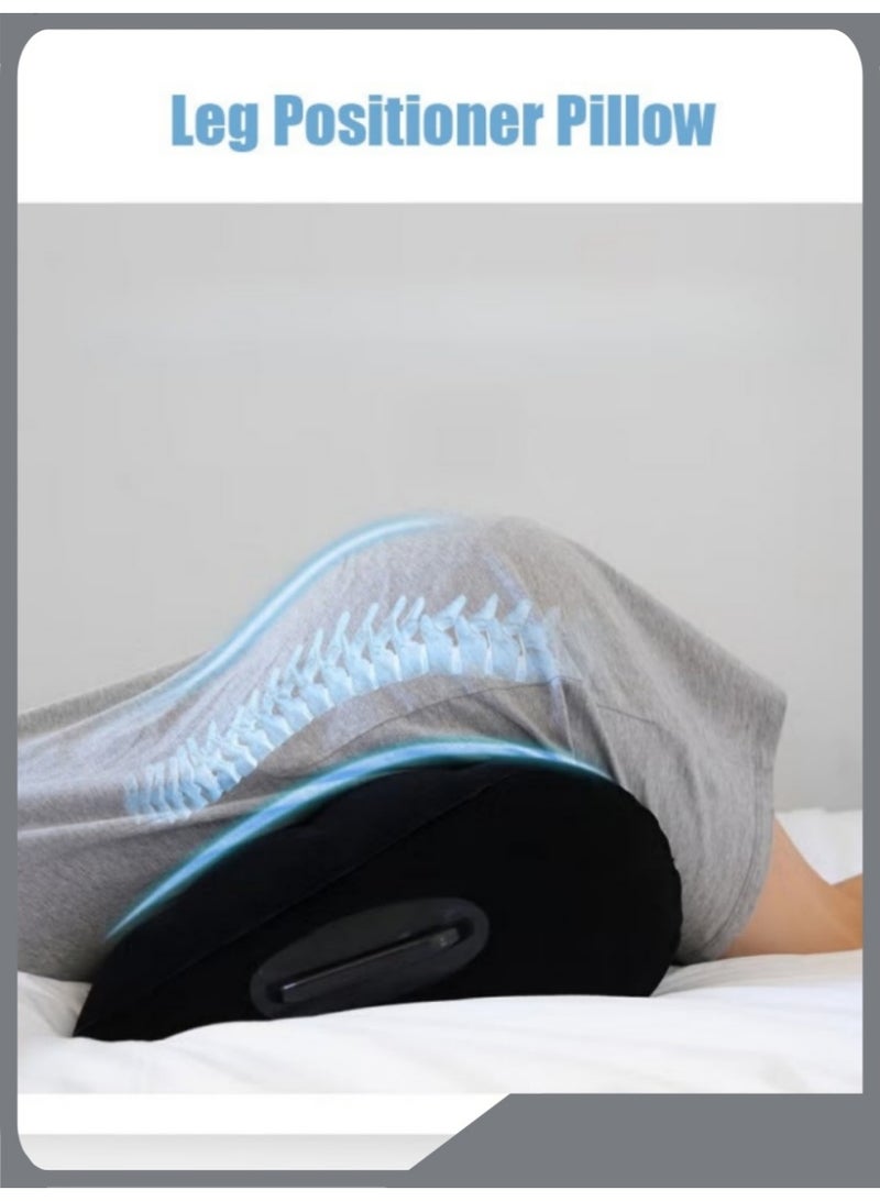 غاريسون وسادة وضع الساق قابلة للنفخ للنوم والانتعاش مع سطح التدفق الناعم المحمول وخفيفة الوزن 500 جم - Image 1