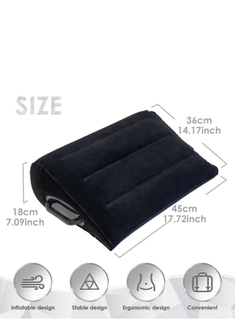 غاريسون وسادة وضع الساق قابلة للنفخ للنوم والانتعاش مع سطح التدفق الناعم المحمول وخفيفة الوزن 500 جم - Image 5