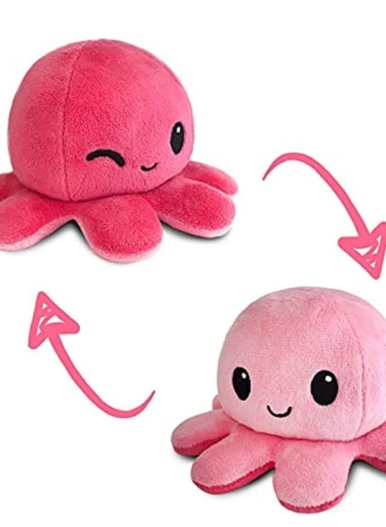 لعبة أخطبوط ناعمة قابلة للعكس للأطفال، ألعاب للأولاد والبنات، هدية عيد ميلاد 18 سم (عشوائي) - Image 1