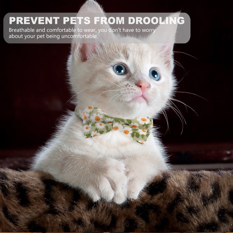 2Pcs Cat Triangle Scarf Collar Kitten Tie Collar Pet Costume Accessories - Image 5