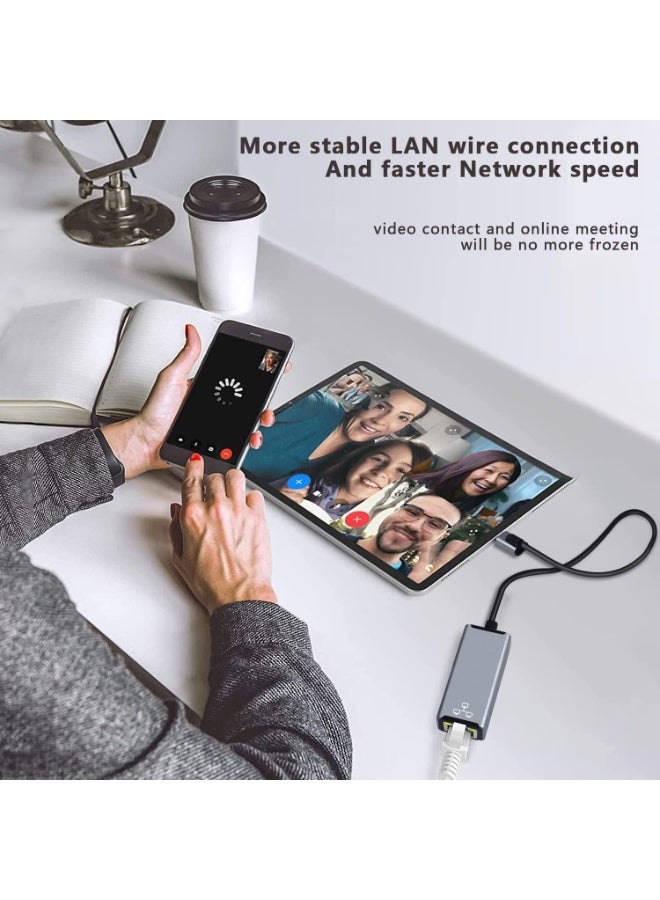 Arabest Lightning to Ethernet Adapter for iPhone to RJ45 Ethernet LAN Network Adapter, Supports 100Mbps High-Speed Ethernet Network, Compatible with iPad/iPhone 13/12, Plug and Play - Image 5