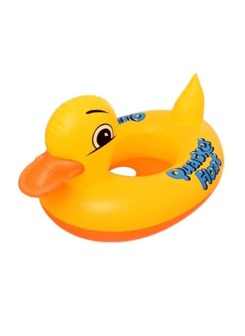 Generic 80*60cm Inflatable Neoprene Duck Swim Ring 