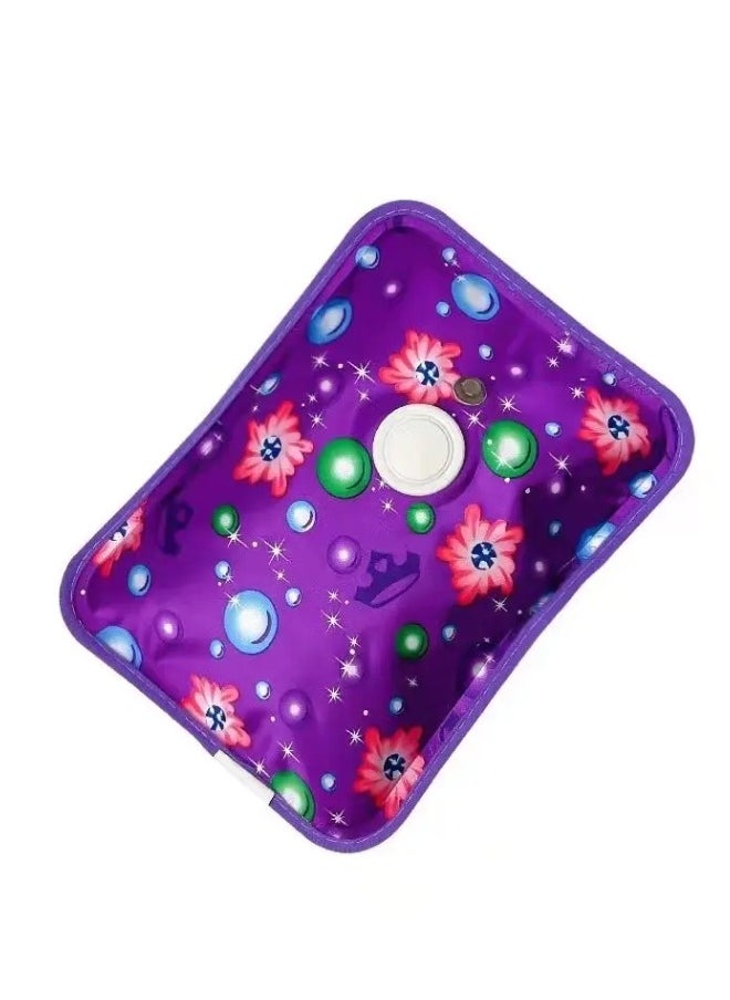 Lifenpure Lifenpure electric rechargeable hot water bag purple  - Image 1