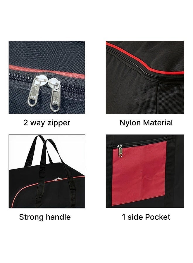 Lazer Pack of 10 Large Black Organizer Bags for Clothes - Image 4