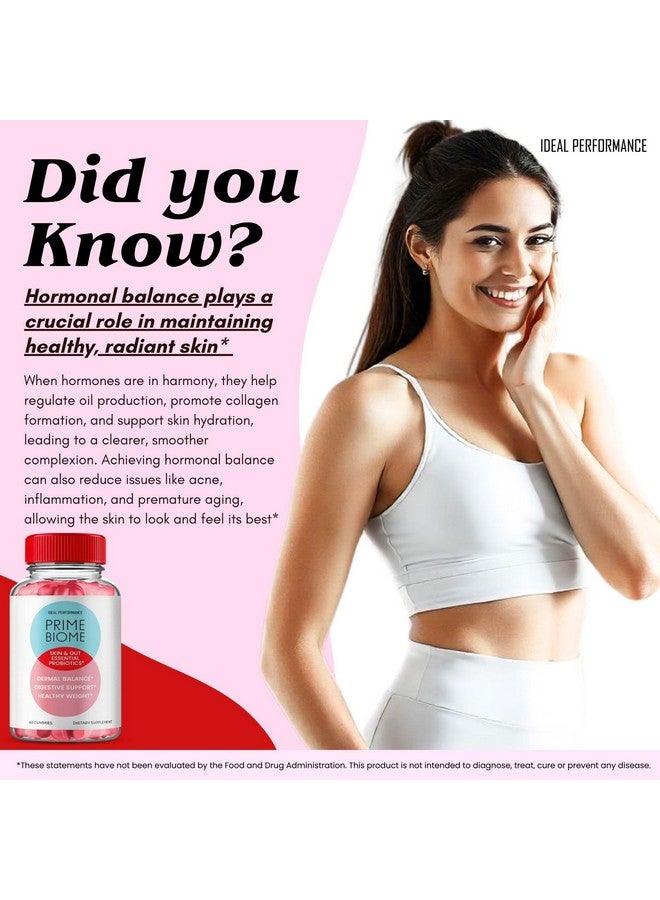 IDEAL PERFORMANCE Prime Biome Gummies, Prime Biome For Skin, PrimeBiome Gummies for Gut and Skin, Prime Biome Probiotic Gummies, Prime Biome Reviews, Prime Biome Gummies Reviews, Prime Biome Skin and Gut (2 Pack) - Image 4