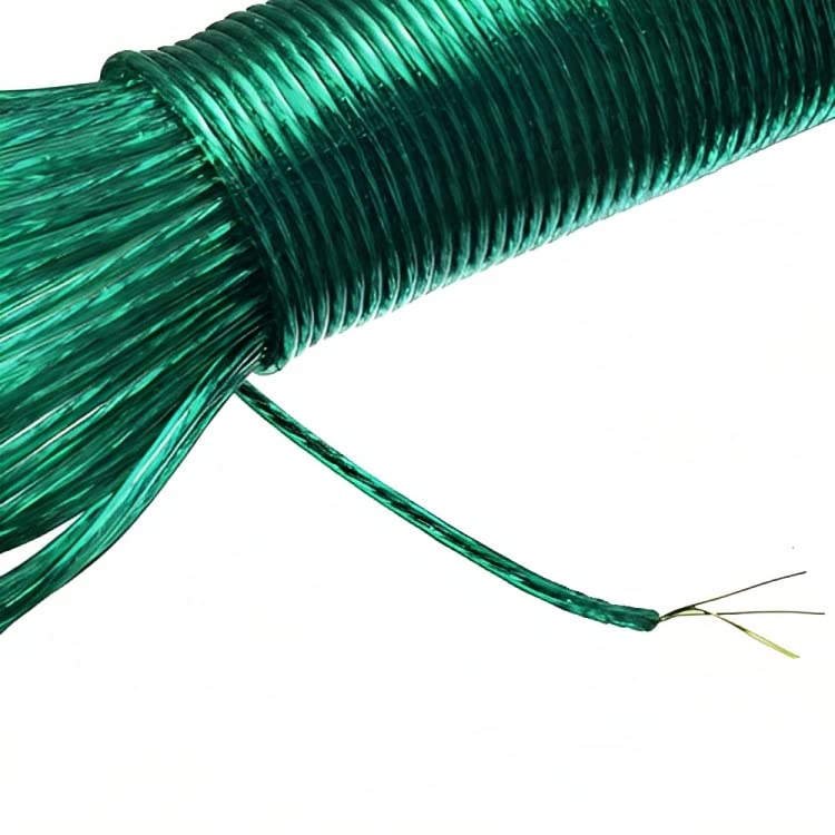 خط غسيل ملابس من حبل فولاذي مقاوم للصدأ مطلي بـ PVC من SR Traders مع 2 خطافات بلاستيكية مناسبة لتجفيف وتعليق الملابس لون عشوائي عبوة من 1 20 متر SR - Image 5