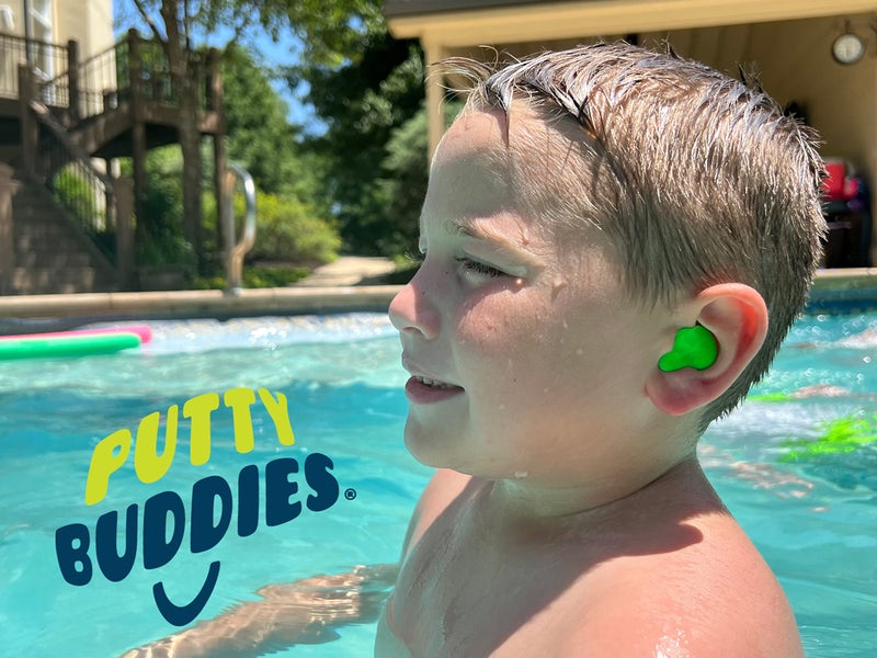 PUTTY BUDDIES Floating Earplugs 3-Pair Pack – Soft Silicone Ear Plugs for Swimming & Bathing – Invented by Physician – Block Water– Premium Swim Earplugs – Doctor Recommended – Ear Tubes - Image 4