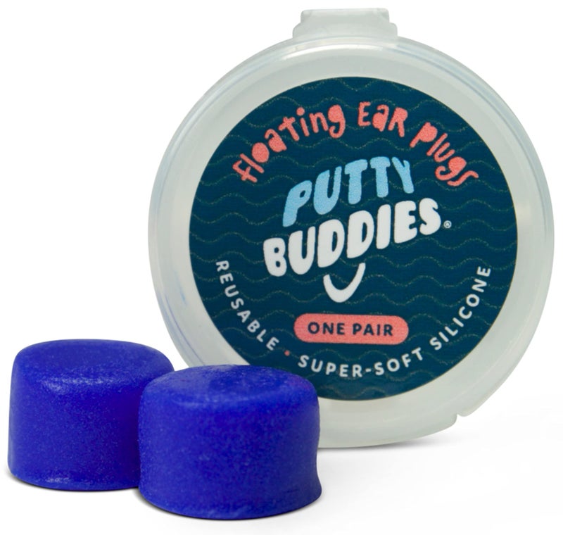 PUTTY BUDDIES Floating Earplugs 3-Pair Pack – Soft Silicone Ear Plugs for Swimming & Bathing – Invented by Physician – Block Water– Premium Swim Earplugs – Doctor Recommended – Ear Tubes - Image 5