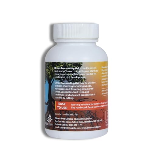 DIVINE TREE Rooting Gel – Rooting Hormone Liquid for Plants Cuttings | Grow Root Hormone & Root Booster for Fast Propagation | Best for Hardwood, Semi-Hardwood & Softwood Cuttings (100 ml) - Image 2