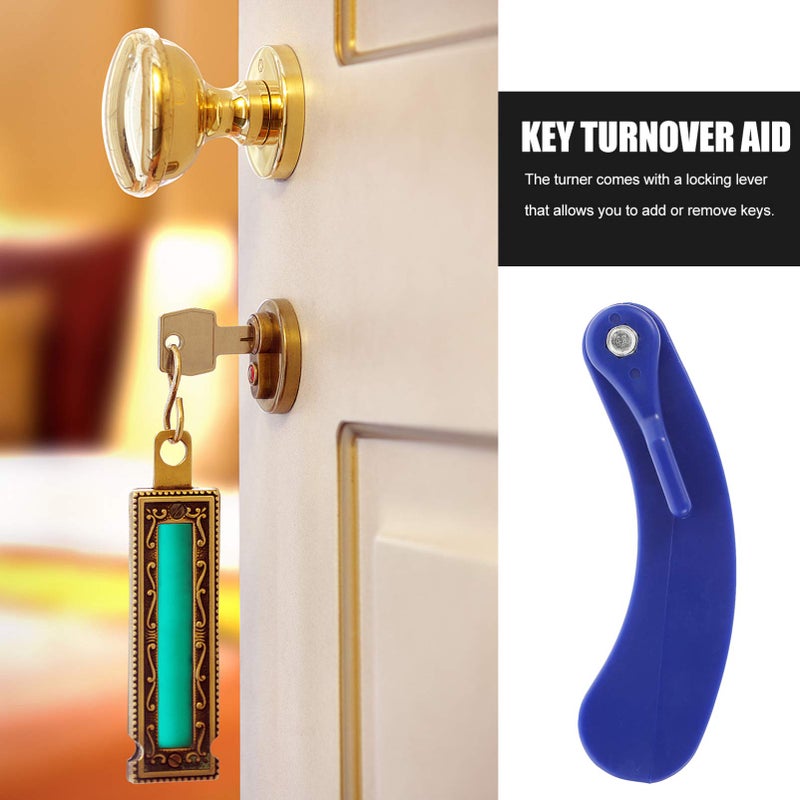 2 Pack Key Turner Aid For Seniors Lightweight Key Assistance Tool Rounded Design - Image 5