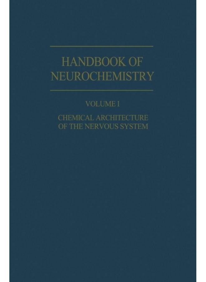 Chemical Architecture of the Nervous System - Paperback