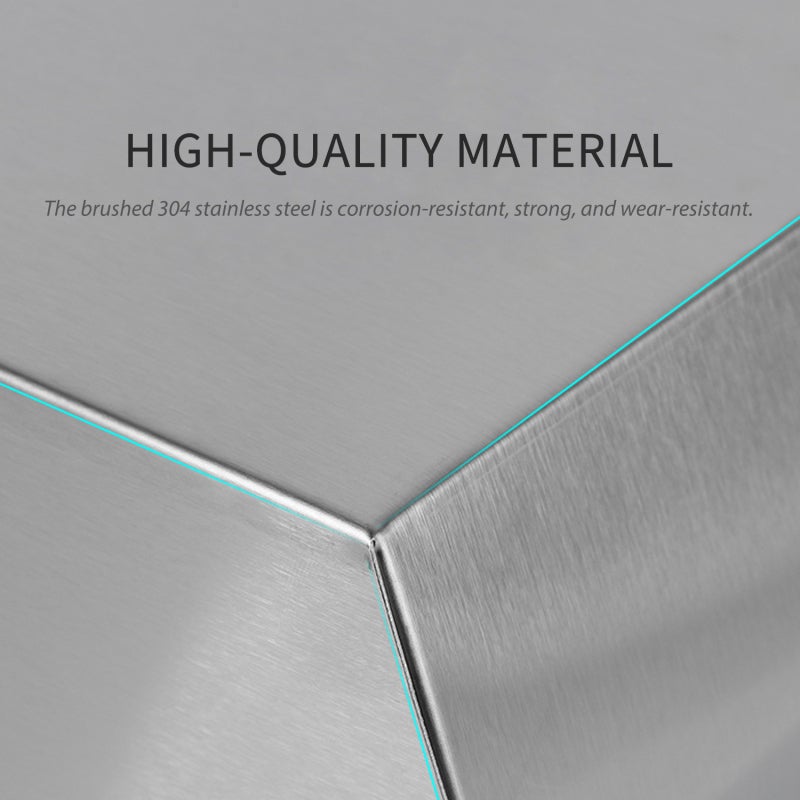 Paper Towel Dispenser Brushed 304 Stainless Steel Waterproof - Visible Window Tissue Holder for Home Kitchen Bathroom Commercial Use - Image 5