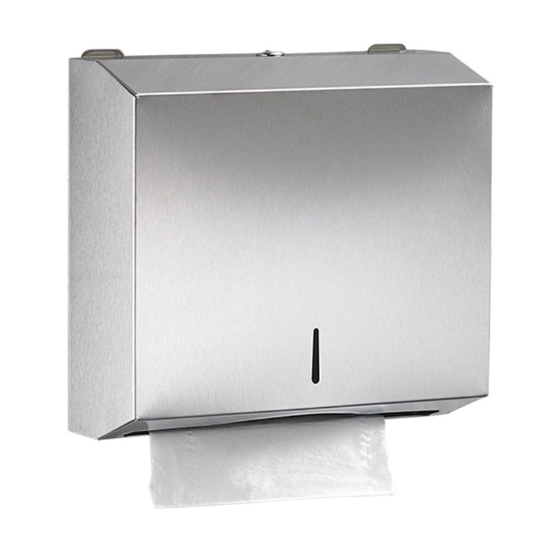Paper Towel Dispenser Brushed 304 Stainless Steel Waterproof - Visible Window Tissue Holder for Home Kitchen Bathroom Commercial Use - Image 1