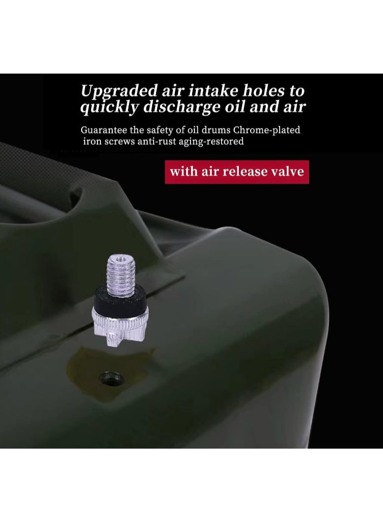 15L Barrels Can Gas Spare Container Anti-Static Can Square Fuels Container Leak Proof Portable Tank Fuel - Image 3