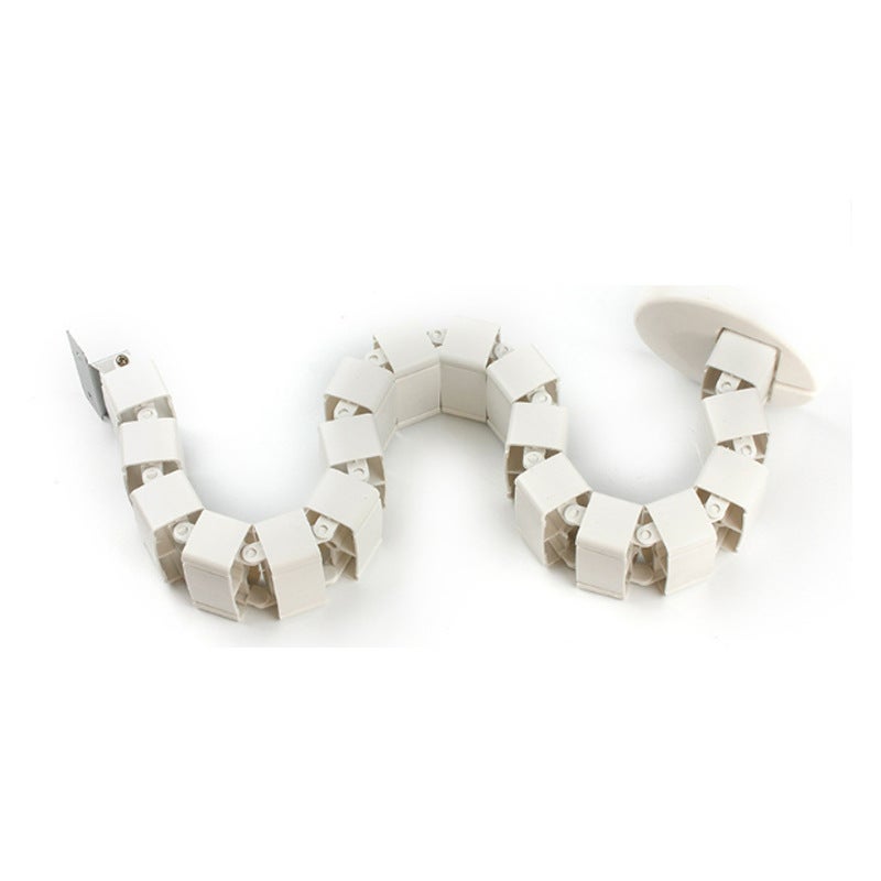 Office Desk Cable Management Snake Tube White White