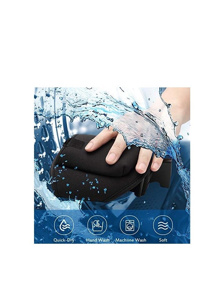 Bukela Mic Belt with Anti Dropping Strap, Neoprene Microphone Carrier Pouch Adjustable Sweat Absorbent Belt Waistband Bag for Vertical Mic Fitness Teacher Speaker Theatre  - Image 5