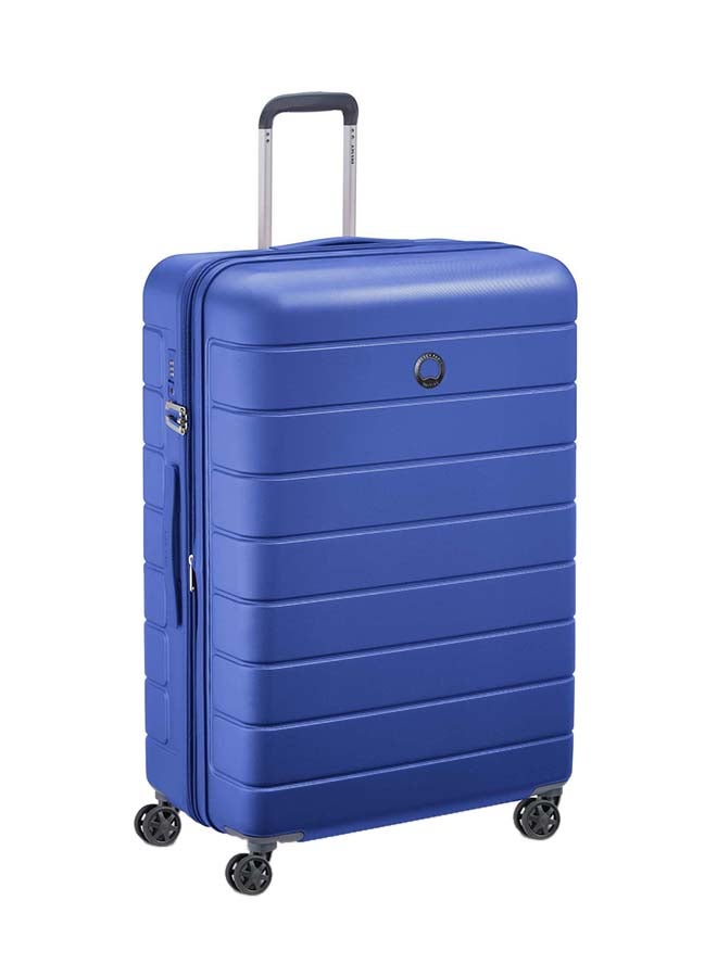 DELSEY Lagos 4 Double Wheels Hard Large Trolley Case Size 76 CM / 30 Inch Deep Blue  - Image 1