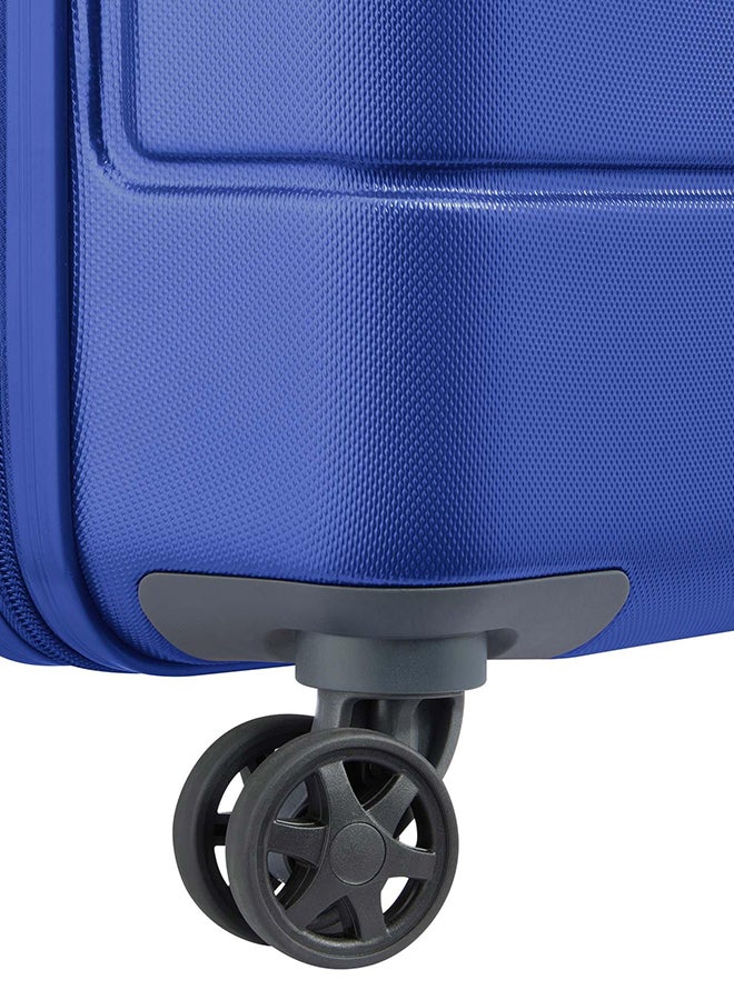 DELSEY Lagos 4 Double Wheels Hard Large Trolley Case Size 76 CM / 30 Inch Deep Blue  - Image 4