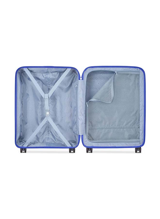 DELSEY Lagos 4 Double Wheels Hard Large Trolley Case Size 76 CM / 30 Inch Deep Blue  - Image 2
