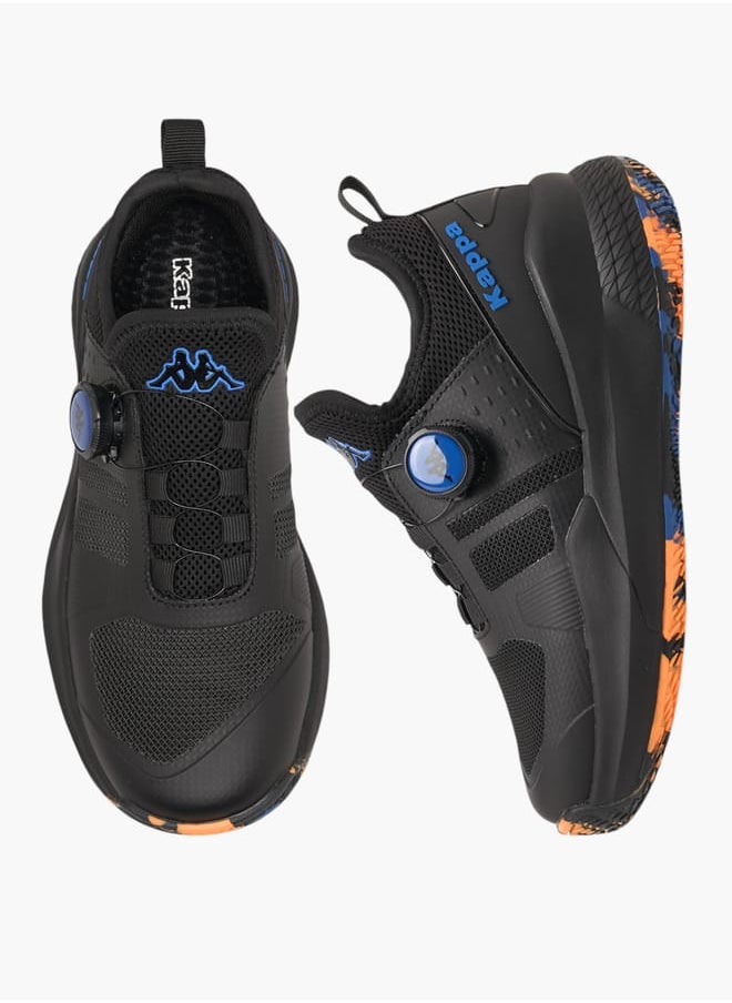 Kappa Boys Colourblock Sports Shoes With Rotating Buckle  - Image 2