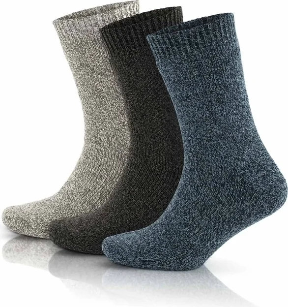 Aytuğ Aytuğ Women's Norway Towel Winter 3-Piece Home Socks - 2038