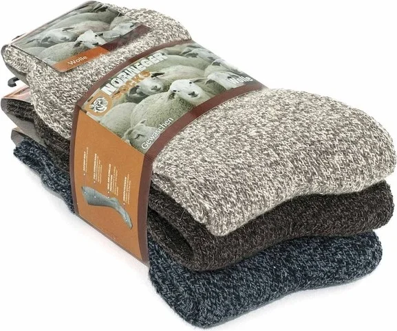 Aytuğ Aytuğ Women's Norway Towel Winter 3-Piece Home Socks - 2038