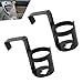 Flygun 2 PCS Car Cup Holder 275In x 267In x 204In x 255In Portable Multifunctional Vehicle Cup Storage Mount Insert Design Universal Hanging Automotive Cup Accessories for Most Cars Black - Image 2