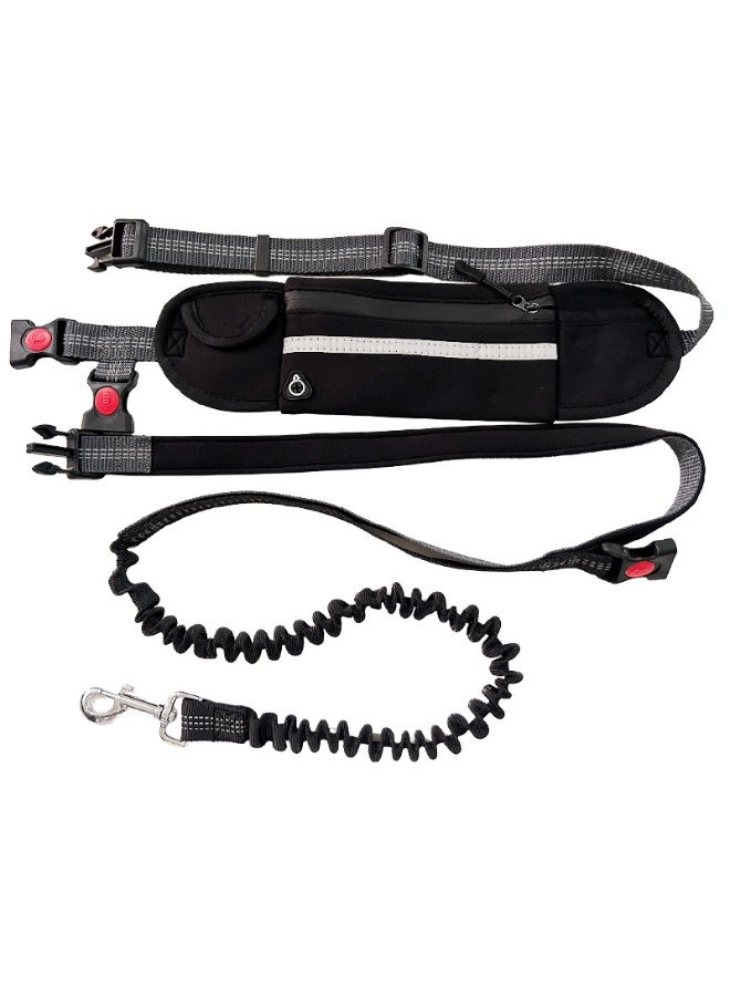 Hands Free Elastic Dog Waist Leash for Running & Walking
