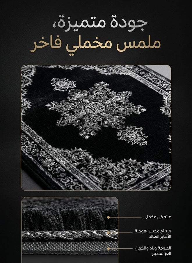 سجاد أرضية السيارة - مجموعة كلاسيكية مقاومة للاهتراء والبقع (4 قطع) - Image 5