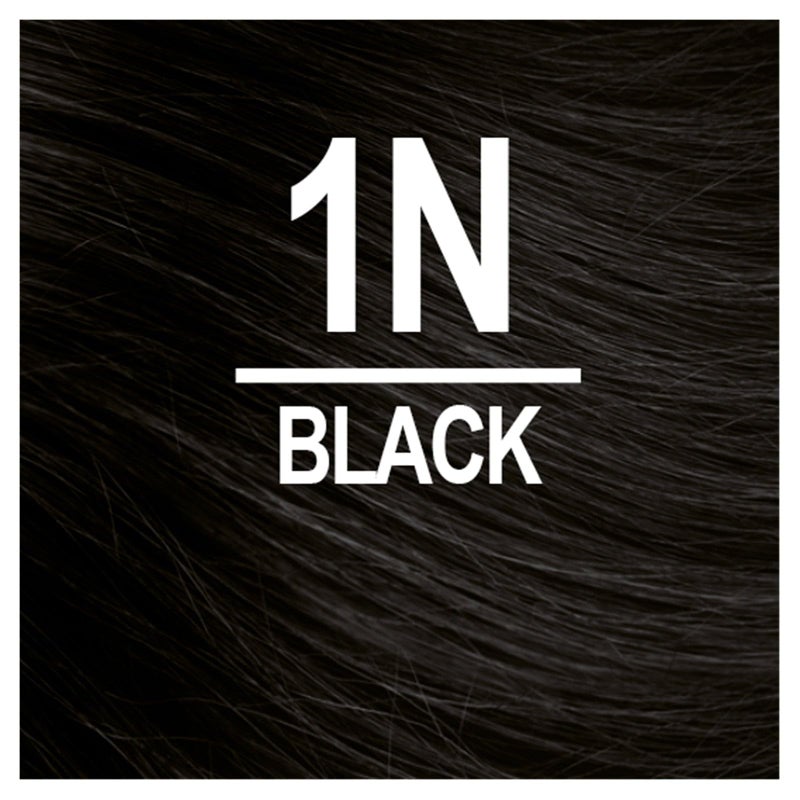 NATURTINT صبغة شعر دائمة للرجال من ناتورتينت 1N باللون الأسود لللحية والشوارب (عبوة واحدة)، خالية من الأمونيا، تغطية تصل إلى 100% للشيب، نتائج طبيعية تدوم طويلاً - Image 2