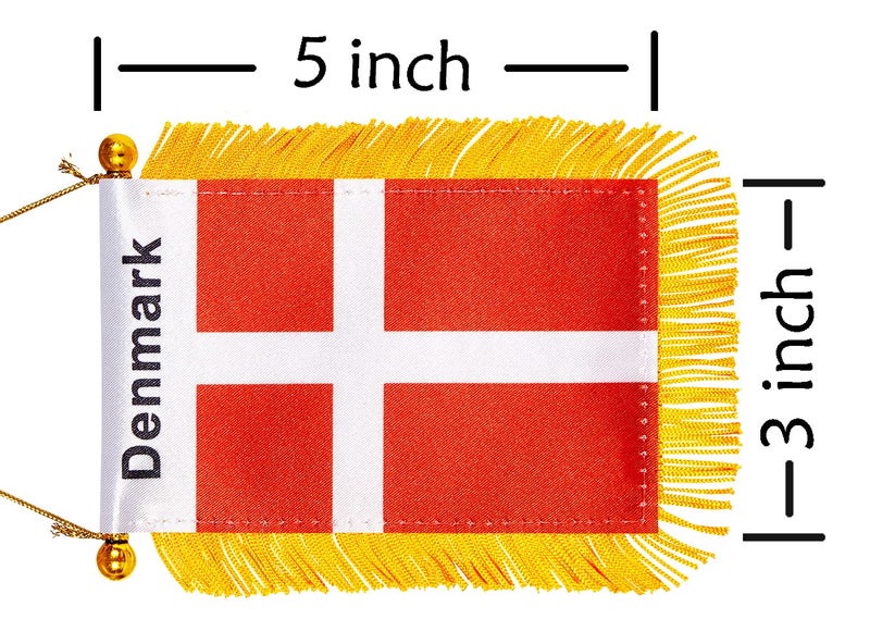 WXTWK National car window hanging flag (Denmark) - Image 2