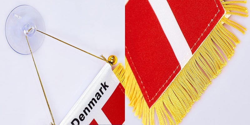 WXTWK National car window hanging flag (Denmark) - Image 3