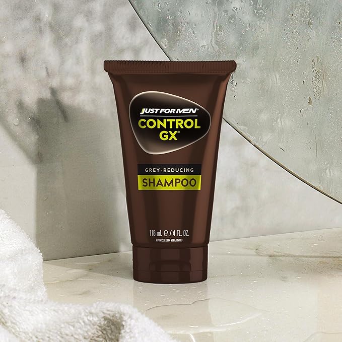 Just For Men Control GX Grey Reducing Shampoo For Grey Hair With Coconut Oil Aloe Vera New Improved Formula All Shades 118ml packaging may vary - Image 3