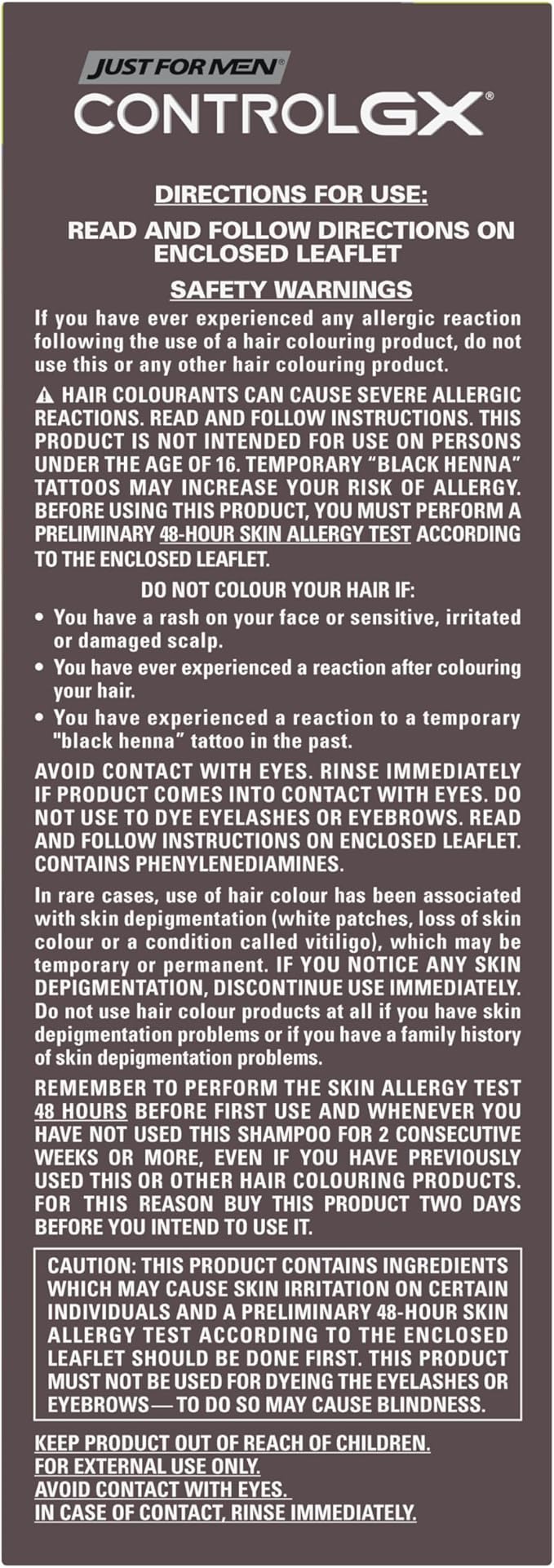 Just For Men Control GX Grey Reducing Shampoo For Grey Hair With Coconut Oil Aloe Vera New Improved Formula All Shades 118ml packaging may vary - Image 5