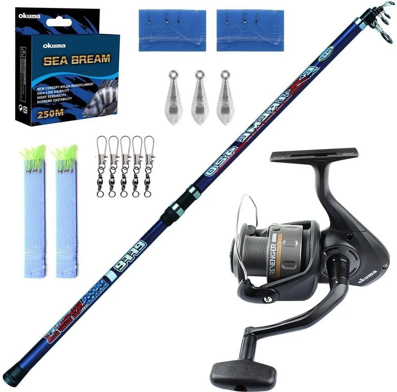 أوكوما Revenger 55 - Effe Extreme 420CM Surf Fishing Rod Set