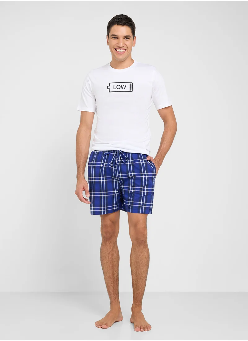 سفنتي فايف Nightwear T-Shirt & Shorts Sets