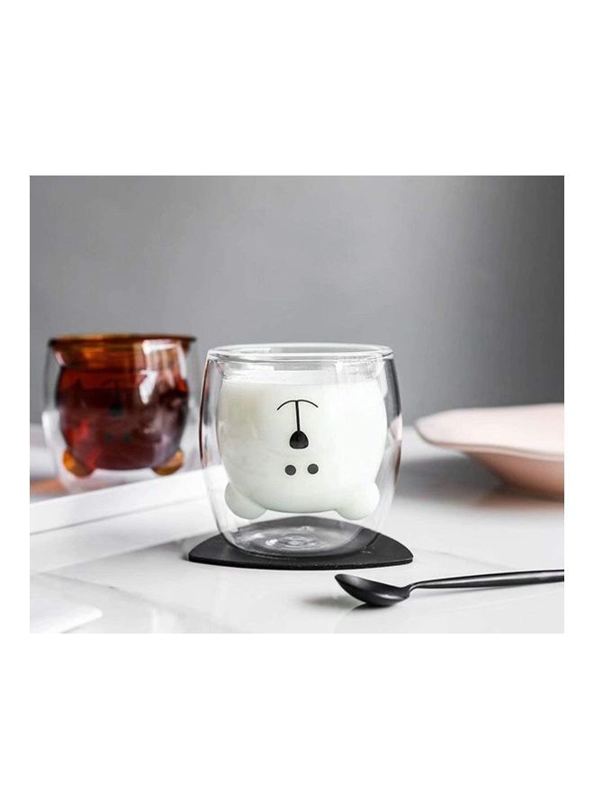 NIBEMINENT Cute Bear Milk Glass Clear - Image 2