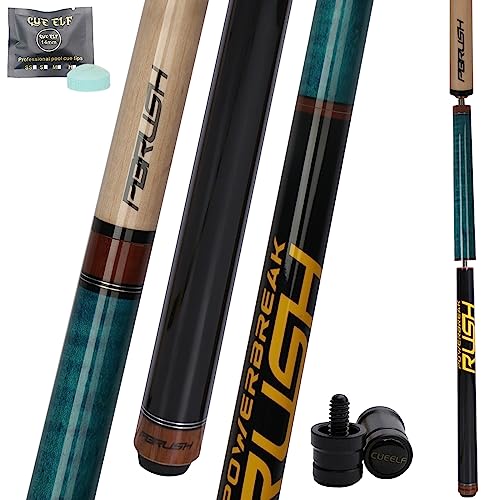 CUEELF Heavy Hitter Jump Break Pool Cue 20oz 21oz 22oz 23oz 3Piece Pool Stick Extra Hard Bakelite Tip for Explosive Breaks and Effortless Jumps - Image 1