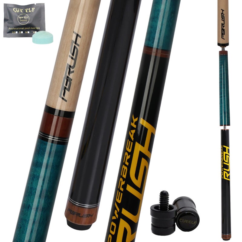 CUEELF Heavy Hitter Jump Break Pool Cue 20oz 21oz 22oz 23oz 3Piece Pool Stick Extra Hard Bakelite Tip for Explosive Breaks and Effortless Jumps - Image 2