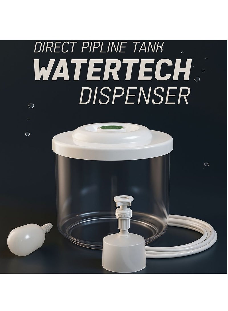 Water Tech Automatic direct connection water bottle 10 L + 10 meters hoses - Image 1